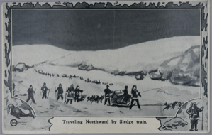 Image: Traveling Northward by Sledge Train