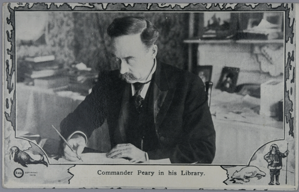 Image of Peary in his Library at Eagle Island
