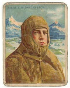 Image of Cigarette card, Lieut. E.H. Shackleton