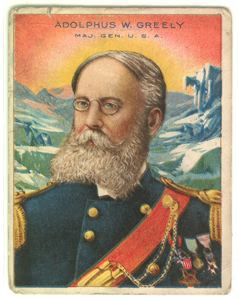 Image: Cigarette card - Maj. Gen. Adolphus W. Greely