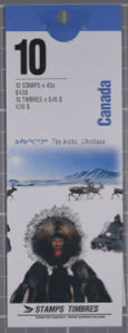 Image of The Arctic, Booklet of 10 Canadian commemorative stamps 