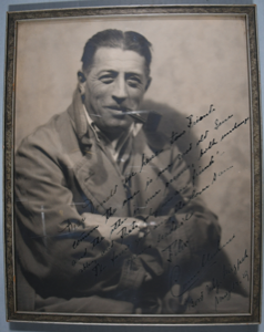 Image: Inscribed portrait of Count Felix von Luchner