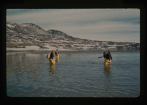 Image: Exploring Saefaxi River to Greenland Ice Cap, exposure suits in use