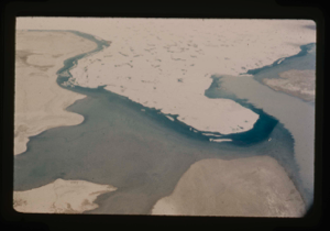 Image: Lake ice melting