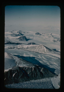 Image: Nunataks of Peary Land, North Greenland. View toward ice cap.