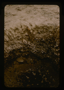 Image of Inside a soil test pit in the center of the airstrip at Polaris Promontory