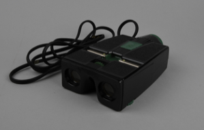 Image of Realist electric battery stereo slide viewer. Main unit.
