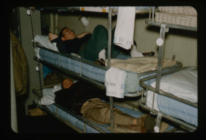 Image: Typical bunks on board the icebreaker, which are more than adequate.