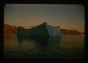 Image of Major iceberg en route from Thule AFB to Polaris Promontory. 