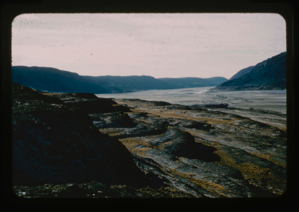 Image: View of Saefaxi River valley to the high terraces back to the Greenland Ice Cap.