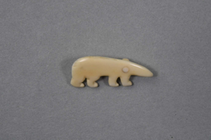 Image of Ivory polar bear pin