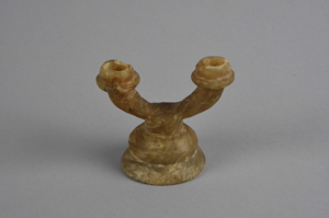 Image of Carved candle holder