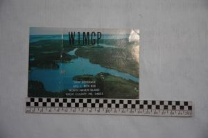 Image: Windjammer Anchorage - Pulpit Harbor, North Haven Island, Maine (w. message)
