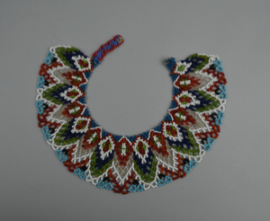 Image of Child's or doll's beaded collar