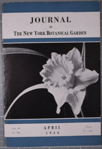Image of New York Botanical Garden- vol 49(580)