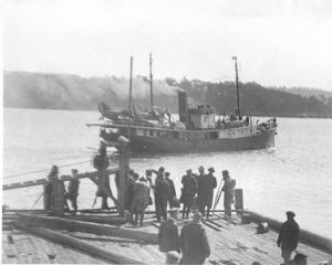 Image: The S. S. Peary Arrives