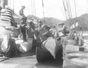 Image of Nascopie on board Schooner Bowdoin