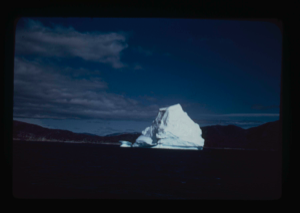 Image: Iceberg reflecting sunlight