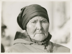 Image: Elderly native [Indigenous] woman