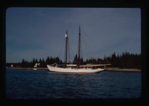 Image: The Bowdoin, moored (2 copies)