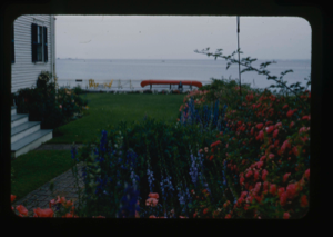Image: Garden and terrace at MacMillan home (2 copies)