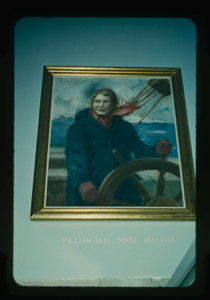 Image of The Peary-MacMillan Arctic Museum. Oppenheim portrait of Miriam MacMillan.