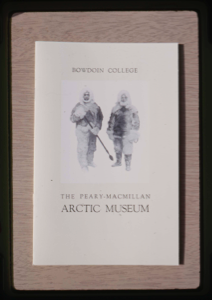 Image: The Peary-MacMillan Arctic Museum dedication cover program.