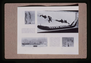 Image of The Peary-MacMillan Arctic Museum dedication program, pages four and five.