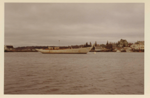 Image: Schooner Bowdoin return trip from Mystic - the Bowdoin moored