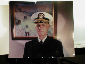 Image of Donald MacMillan at Kate Hettasch exhibit, Boston Museum