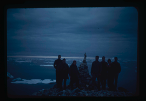 Image of Crew at Clarence Head cairn