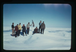 Image of Crew at Farthest north (2 copies)
