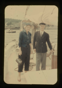 Image: Donald and Miriam MacMillan aboard