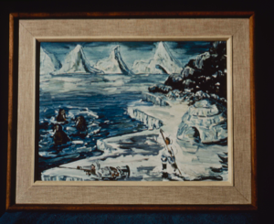 Image of Kate Hettasch's painting: Walrus hunt