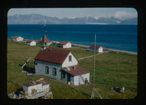 Image of Church and vllage of Pond Inlet (2 copies)