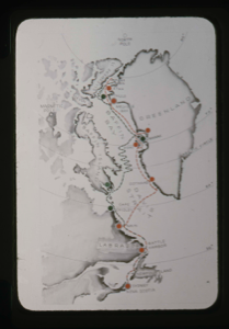Image of Map: MacMillan routes, Nova Scotia to Greenland (2 copies)