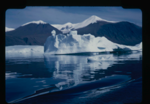 Image: Icebergs and ice cap