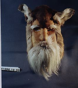 Image: Caribou Skin Mask, Man with Ears