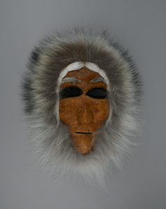 Image: caribou skin mask, female 