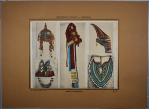 Image: Mordavian and Chuvash headdresses and necklaces