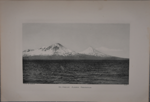 Image of Mt. Edgecumbe from Back of Sitka