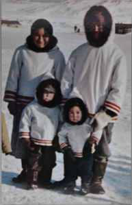 Image of An Eskimo [Inuit] Family at Hebron Moravian Missions, Labrador