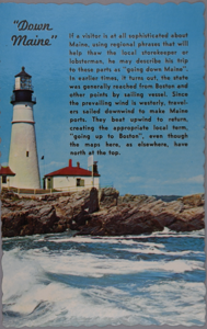 Image: Portland Head Light First Lighthouse erected by the U.S.A. Down Maine...