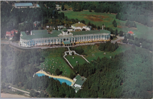 Image of Aerial View of Famous Grand Hotel, Mackinac, Michigan