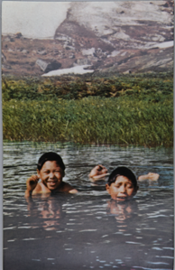Image: Eskimo [Inuit] Boys Bathing, Moravian Missions, Labrador