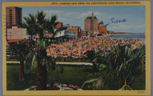 Image: LB.5 Looking East from the Auditorium, Long Beach, CA (with message)