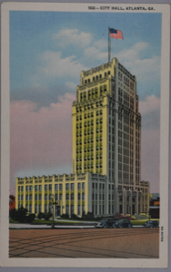 Image of City Hall, Atlanta, GA (with message)