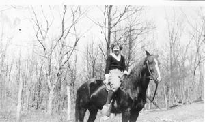 Image: Laura Look on horseback