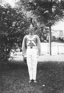 Image: Frederick Look in military school dress uniform