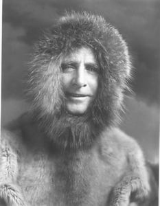 Image of Donald MacMillan in furs